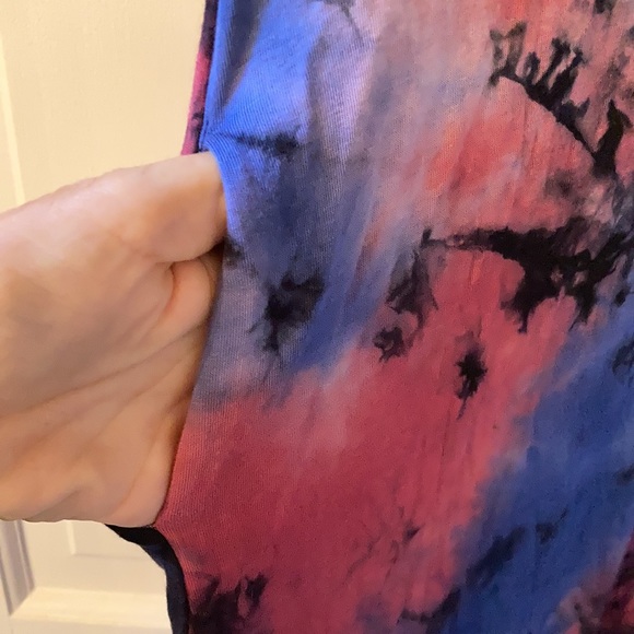 Cotton rayon jersey tie dye boho dress O/S - Picture 2 of 8